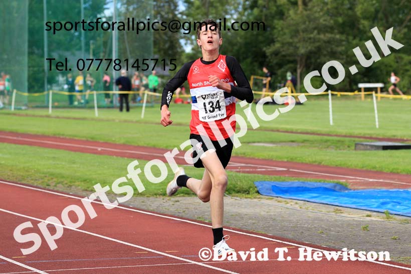 3000 metres, 2023 NEGP 4 Monkton, Wed., July 12th.  Photo: David T. Hewitson/Sports for All Pics